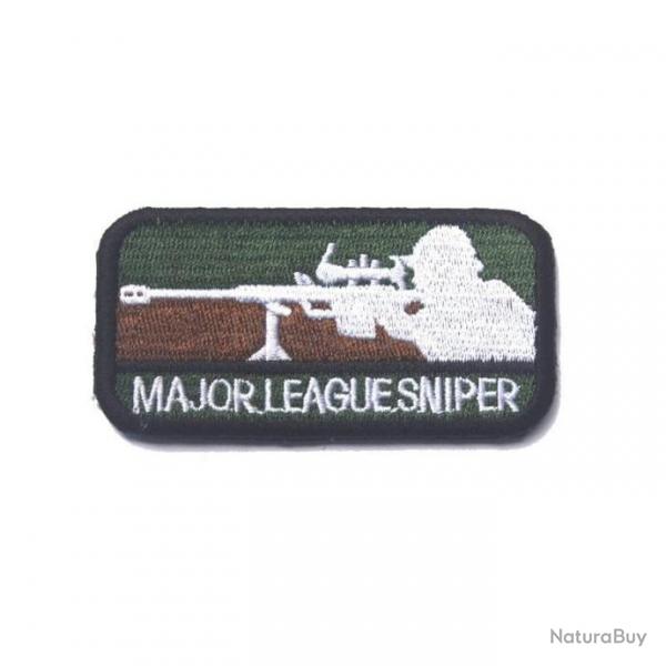 Patch brod emblme militaire PVC - 3 10X4CM Broderie