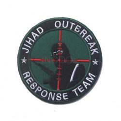 Patch brodé emblème militaire PVC - 21 Broderie 7.5 cm