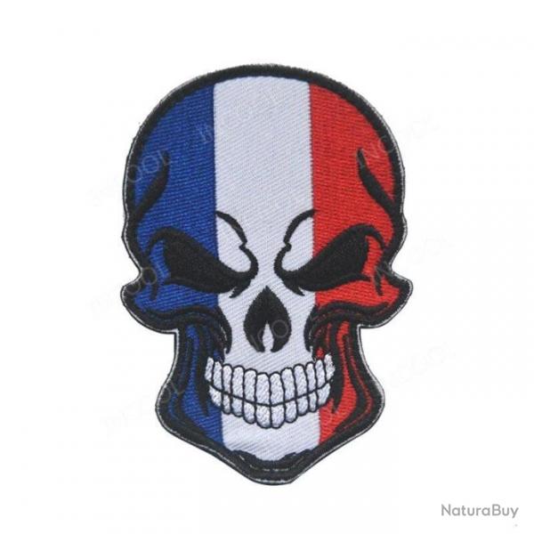 Patch crne drapeau bleu blanc rouge