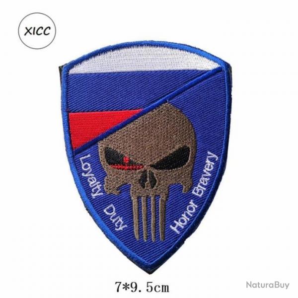 Patch crne drapeau national 3D 7x9,5 cm - Russie