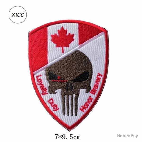 Patch crne drapeau national 3D 7x9,5 cm - Canada