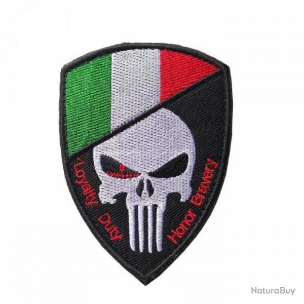 Patch crne drapeau national 3D 7x9,5 cm - Italie