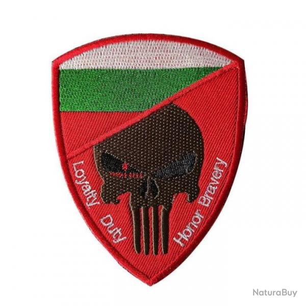 Patch crne drapeau national 3D 7x9,5 cm - Bulgarie