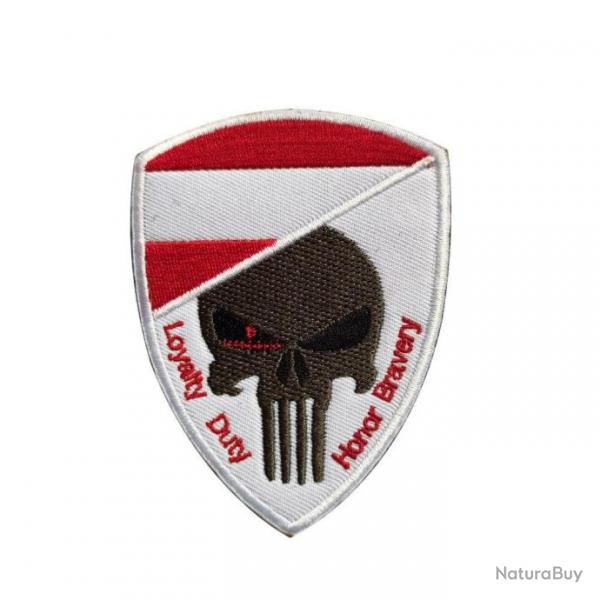 Patch crne drapeau national 3D 7x9,5 cm - Austria