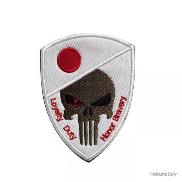 Patch crne drapeau national 3D 7x9,5 cm - Japon