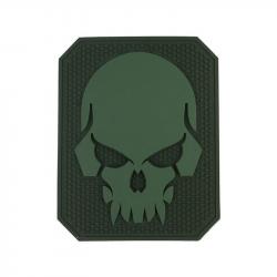 Patch crâne PVC autocollant EM5550 - Vert