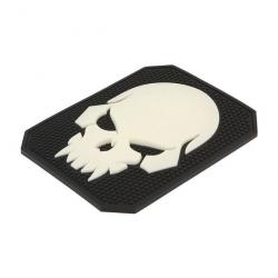 Patch crâne PVC autocollant EM5550 - Blanc