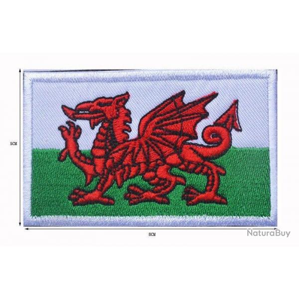 Patch drapeau national tissu - Pays de Galles