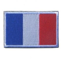 Patch drapeau national tissu - France