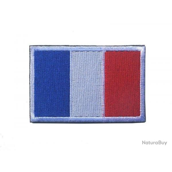 Patch drapeau national tissu - France