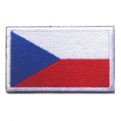 Patch drapeau national tissu - République Tchèque