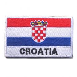 Patch drapeau national tissu - Croatie