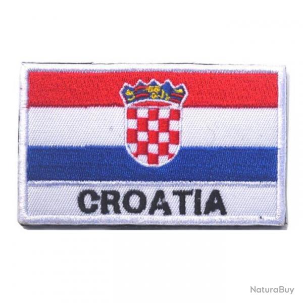 Patch drapeau national tissu - Croatie