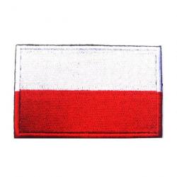 Patch drapeau national tissu - Pologne