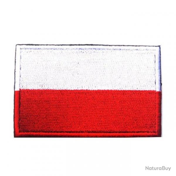 Patch drapeau national tissu - Pologne