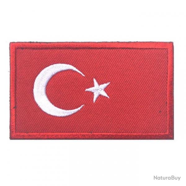 Patch drapeau national tissu - Turquie