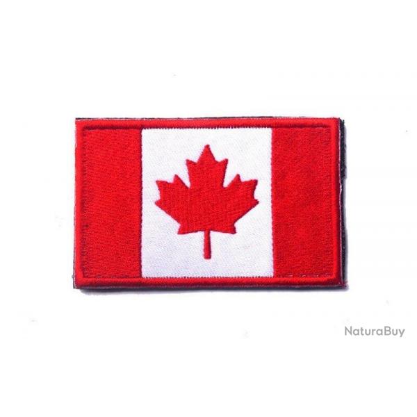 Patch drapeau national tissu - Canada