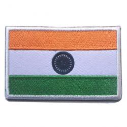 Patch drapeau national tissu - Inde