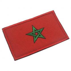 Patch drapeau national tissu - Maroc