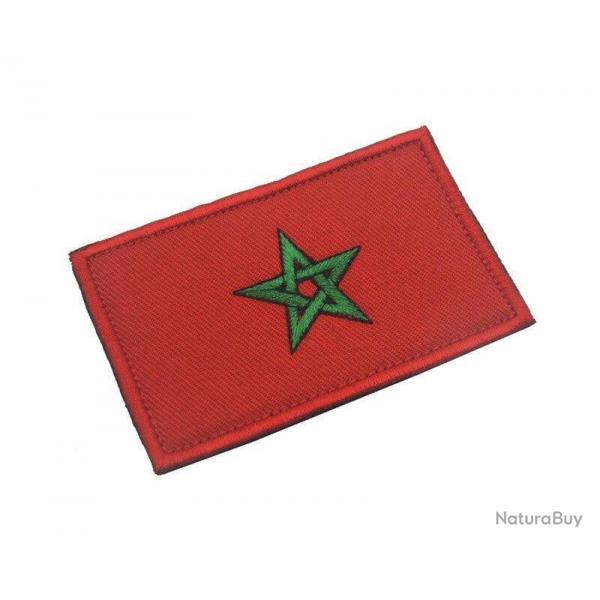 Patch drapeau national tissu - Maroc