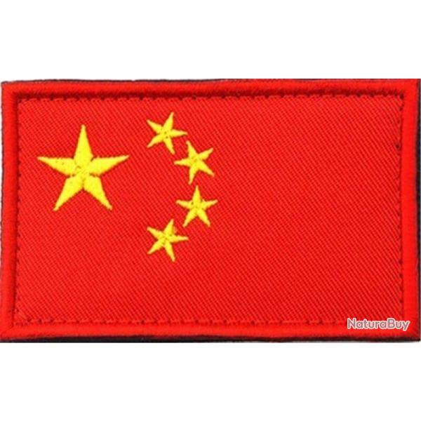 Patch drapeau national tissu - Chine