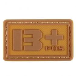 Patch groupe sanguin 3D PVC lumineux - B+ positif (marron)