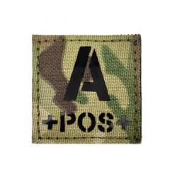 Patch groupe sanguin IR camo/noir - Multicam A