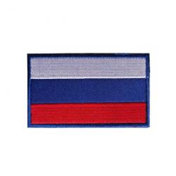 Patch motif drapeau national 3D 7x9,5 cm - Russie