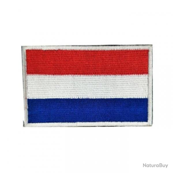 Patch motif drapeau national 3D 7x9,5 cm - Pays-Bas