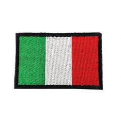 Patch motif drapeau national 3D 7x9,5 cm - Italie