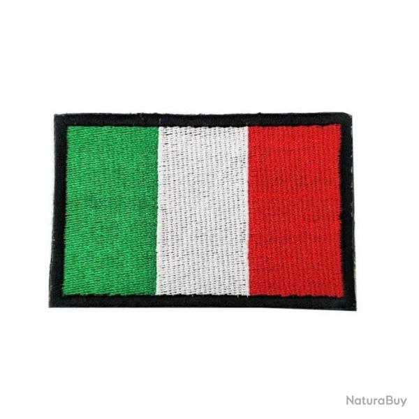 Patch motif drapeau national 3D 7x9,5 cm - Italie