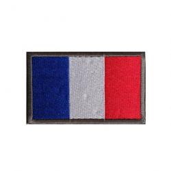 Patch motif drapeau national 3D 7x9,5 cm - France