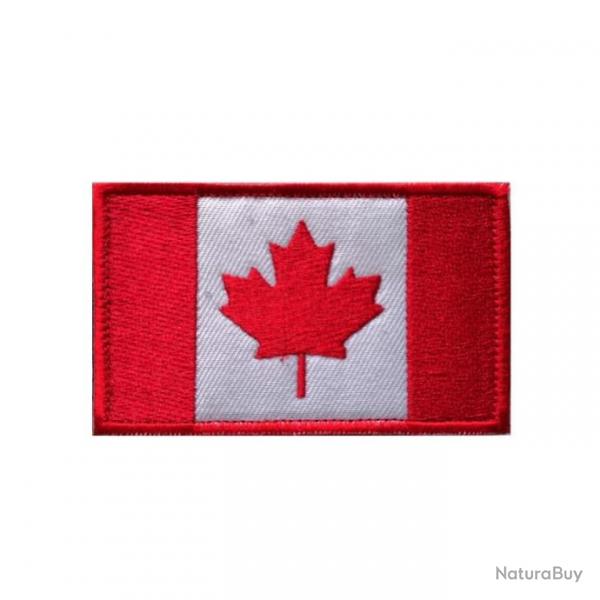 Patch motif drapeau national 3D 7x9,5 cm - Canada