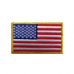 Patch motif drapeau national 3D 7x9,5 cm - États-Unis