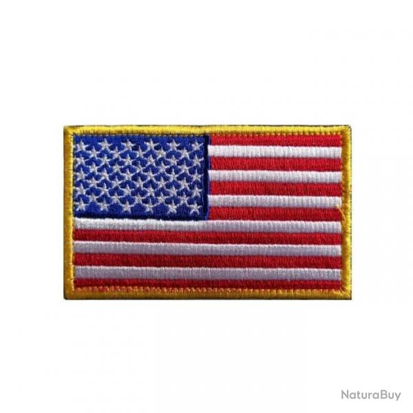 Patch motif drapeau national 3D 7x9,5 cm - tats-Unis