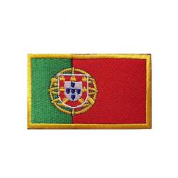 Patch motif drapeau national 3D 7x9,5 cm - Portugal