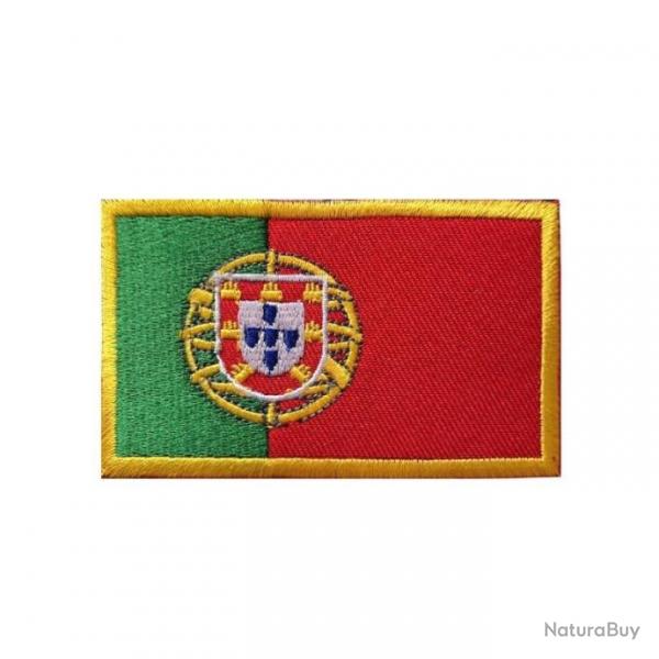 Patch motif drapeau national 3D 7x9,5 cm - Portugal