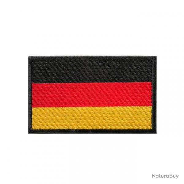 Patch motif drapeau national 3D 7x9,5 cm - Allemagne