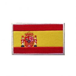 Patch motif drapeau national 3D 7x9,5 cm - Espagne