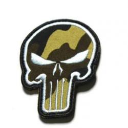 Patch Punisher 3D brodé 3 couleurs - Camouflage