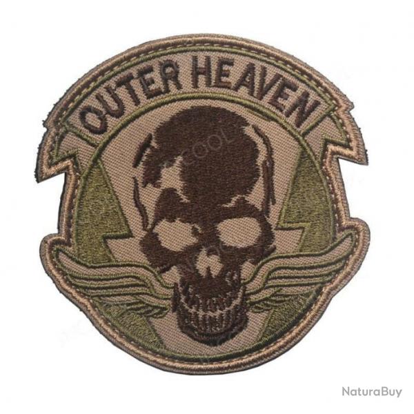 Patch rflchissant Outher Heaven 8 x 8.5cm - Vert - Marron