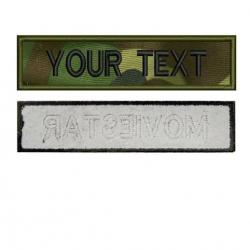 Patch texte personnalisable militaire - Camouflage-Iron on