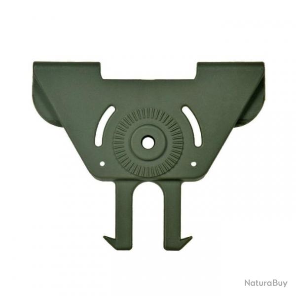 Plaque fixation gilet holster - Vert arme