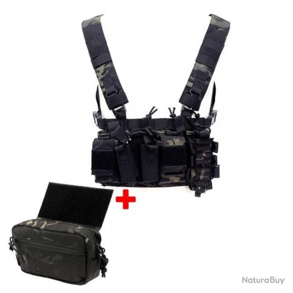 Plate-forme Chest Rig Seal - Multicam noir