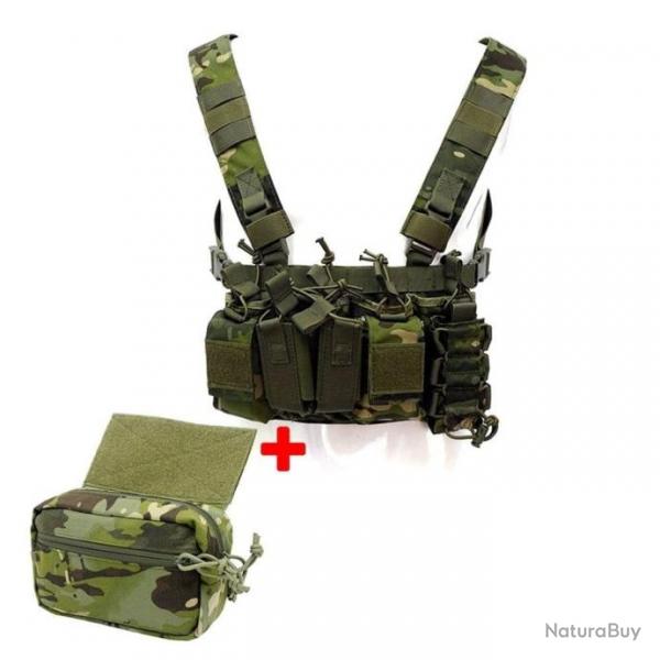 Plate-forme Chest Rig Seal - Camouflage militaire