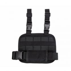 Plate-forme holster jambe tombante MOLLE - Noir