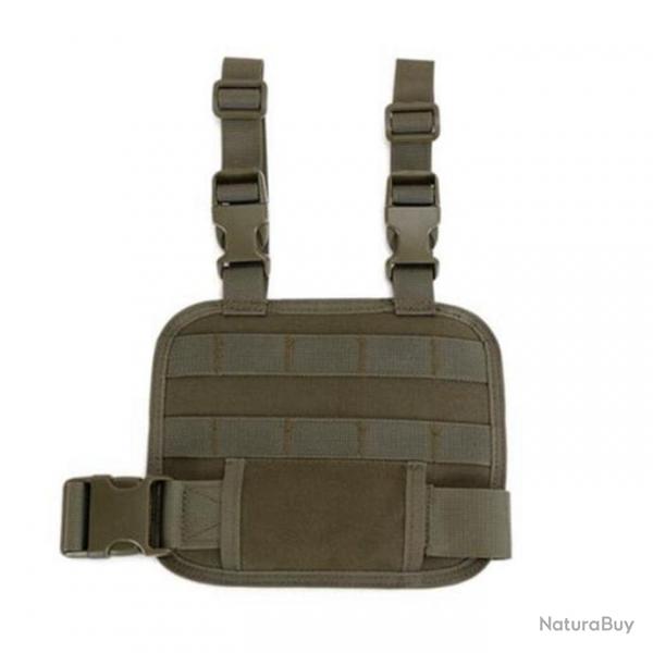 Plate-forme holster jambe tombante MOLLE - Vert