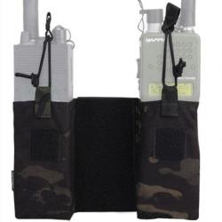 Poche radio double EmersonGear MBITR JPC - Multicam noir