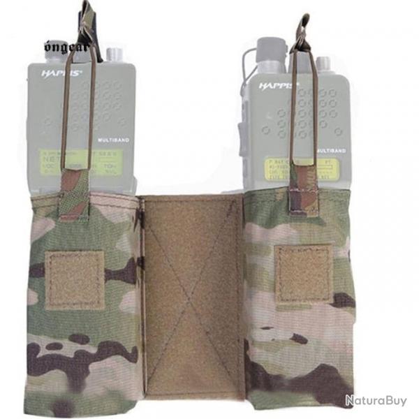 Poche radio double EmersonGear MBITR JPC - Multicam