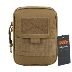 Pochette à rabat Elite SPK Tactical Molle - Tan / Coyote